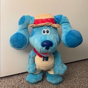 Nickelodeon Blue Plush Toy with Red Bandana